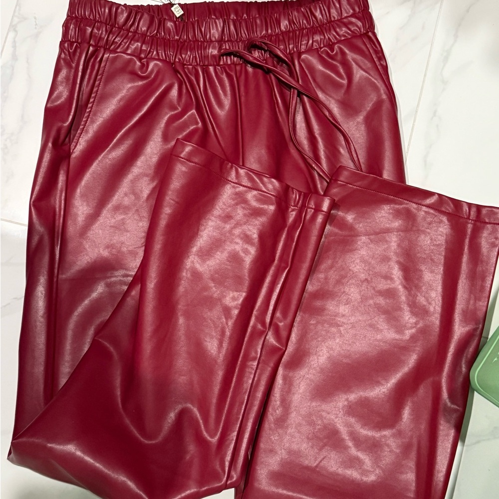 Women's Red Track Pants